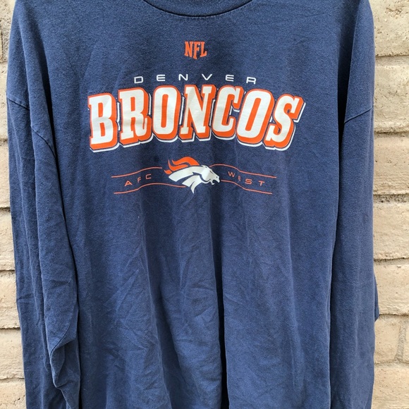 denver broncos long sleeve shirt